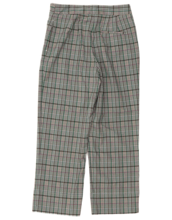 MARKS & SPENCER Womens Cropped Trousers UK 8 Small W28 L24 Grå