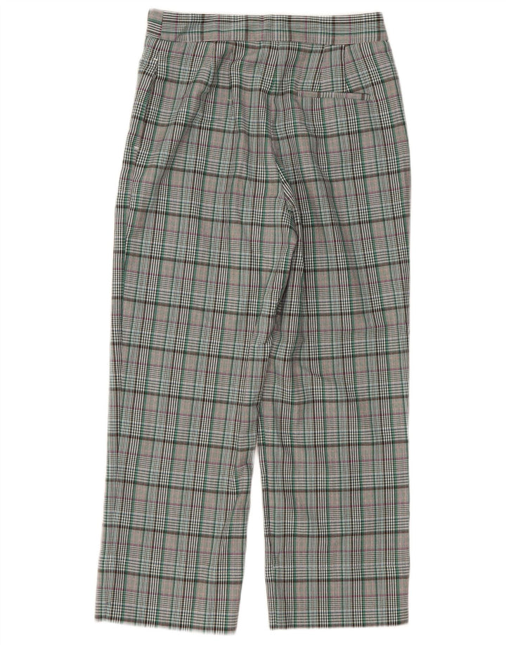 MARKS & SPENCER Womens Cropped Trousers UK 8 Small W28 L24 Grå