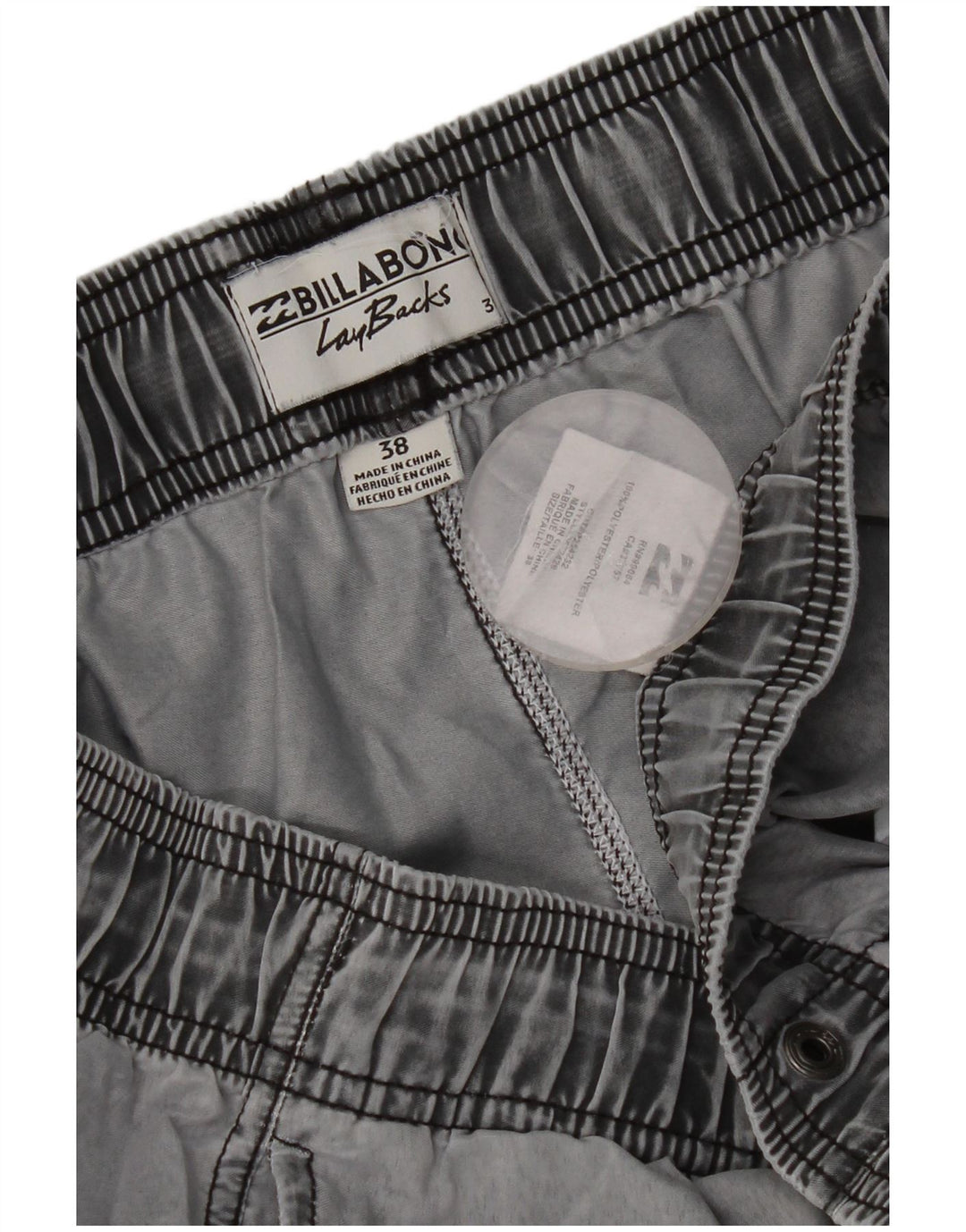 Billabong Badeshorts til mænd XL Gråstribet polyester
