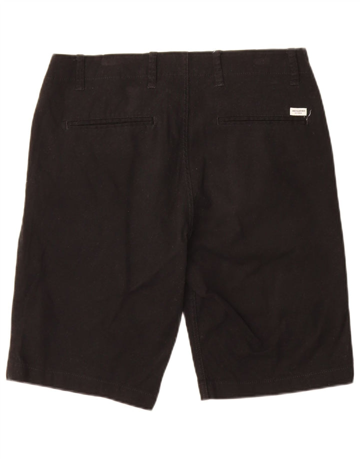 JACK & JONES Herre Chino Shorts Medium W32 Sort Bomuld