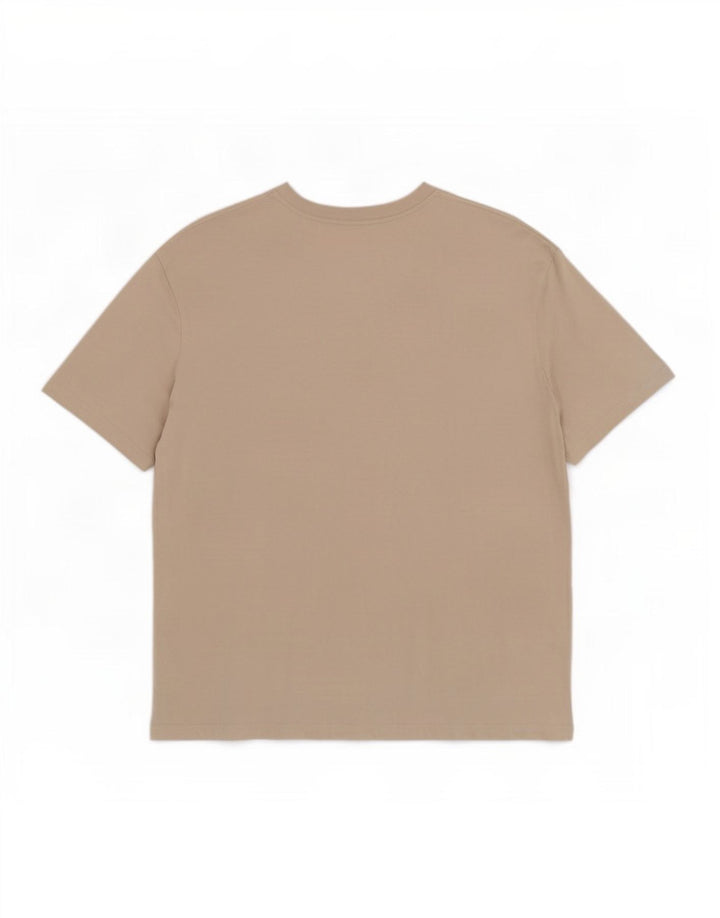 Jack & Jones Herre T-Shirt Top XL Beige Bomuld