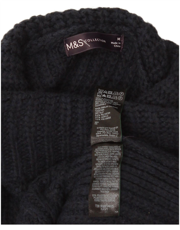 Marks & Spencer Herrevest Tank Top Medium Navy Blue Polyester