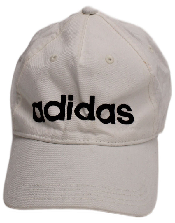 Adidas Herre grafisk baseballkasket One Size hvid bomuld
