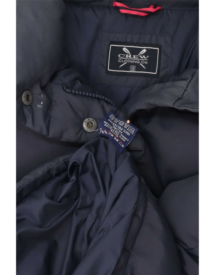 Besætningstøj Dame Polstret Gilet UK 12 Medium Navy Blue Polyester