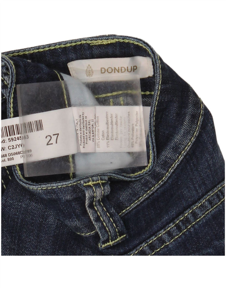 Dondup Dame Bootcut Jeans W27 L34 Marineblå Bomuld