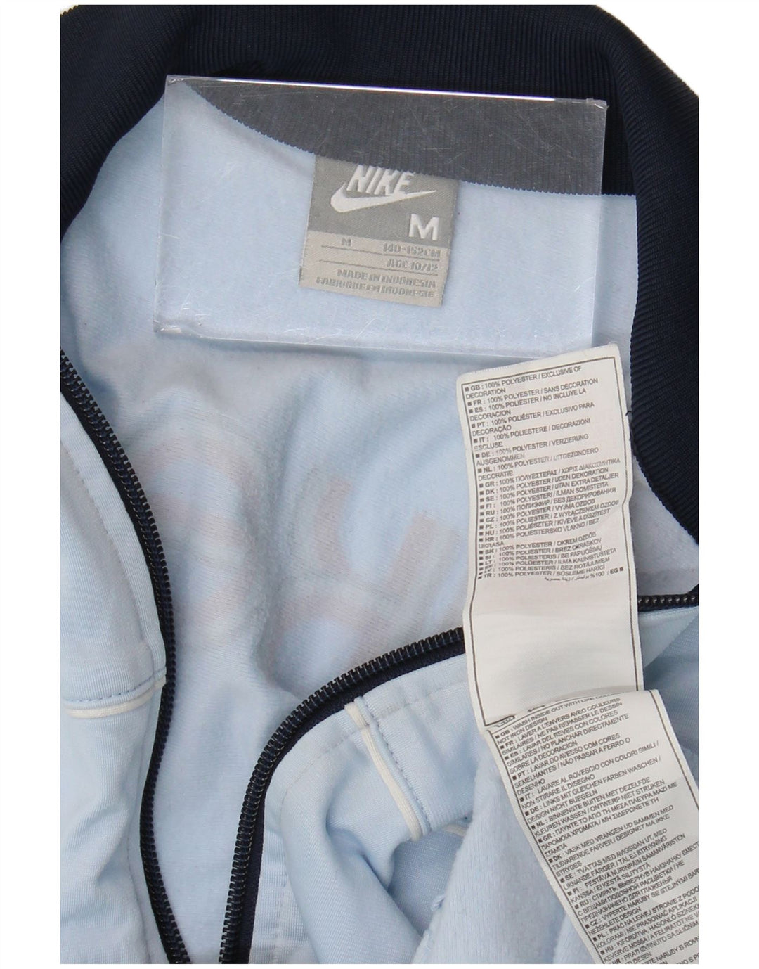Nike piger grafisk træningsdragt topjakke 10-11 år Medium Blue Colourblock
