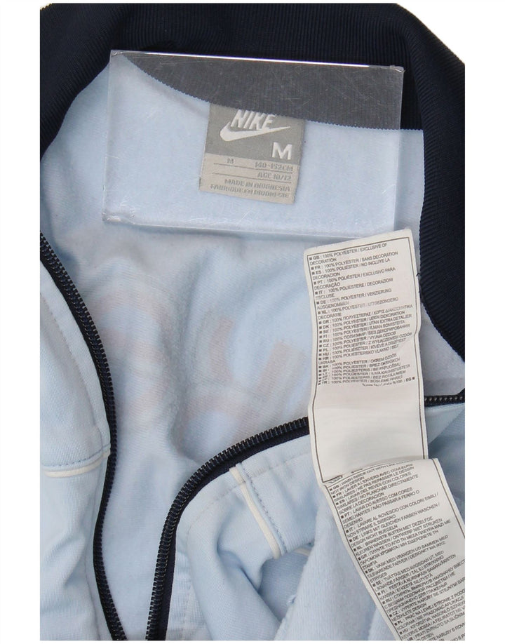 Nike piger grafisk træningsdragt topjakke 10-11 år Medium Blue Colourblock
