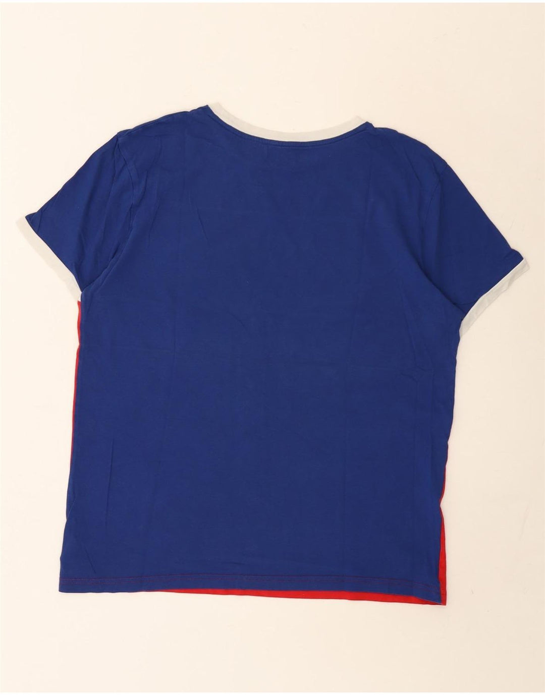 Tommy Hilfiger Herre grafisk T-shirt Top Stor flerfarvet Colourblock