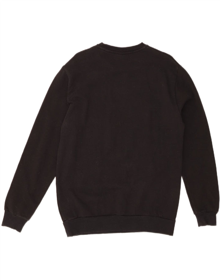 ZARA Womens Graphic Sweatshirt Jumper UK 16 Large Black Cotton Vintage Zara and Second-Hand Zara from Messina Hembry 