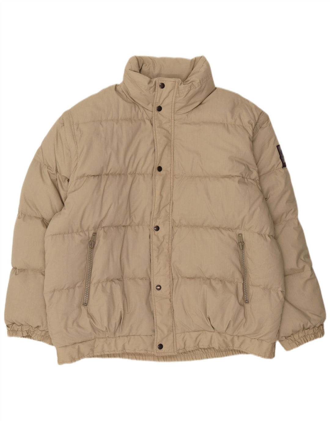 Brugi Herre hættepolstret jakke UK 46 3XL Beige Polyester