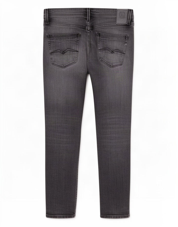 Replay Herre Slim Jeans W34 L32 Grå Bomuld