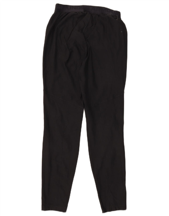 UNDER ARMOUR Grafiske Leggings til kvinder UK 10 Small Black Colourblock