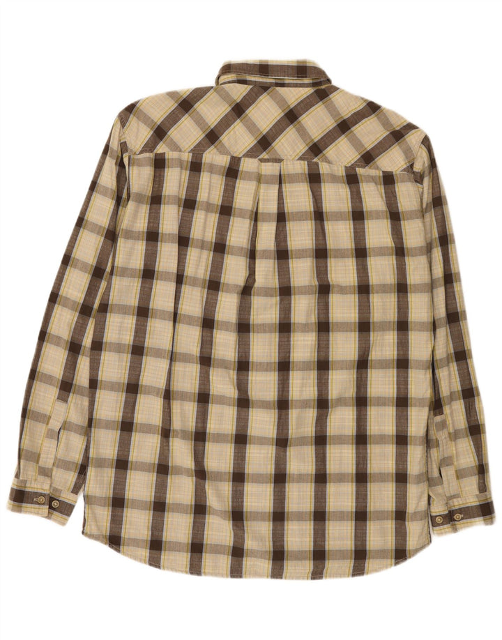 Marlboro Classics herreskjorte XL Beige ternet bomuld