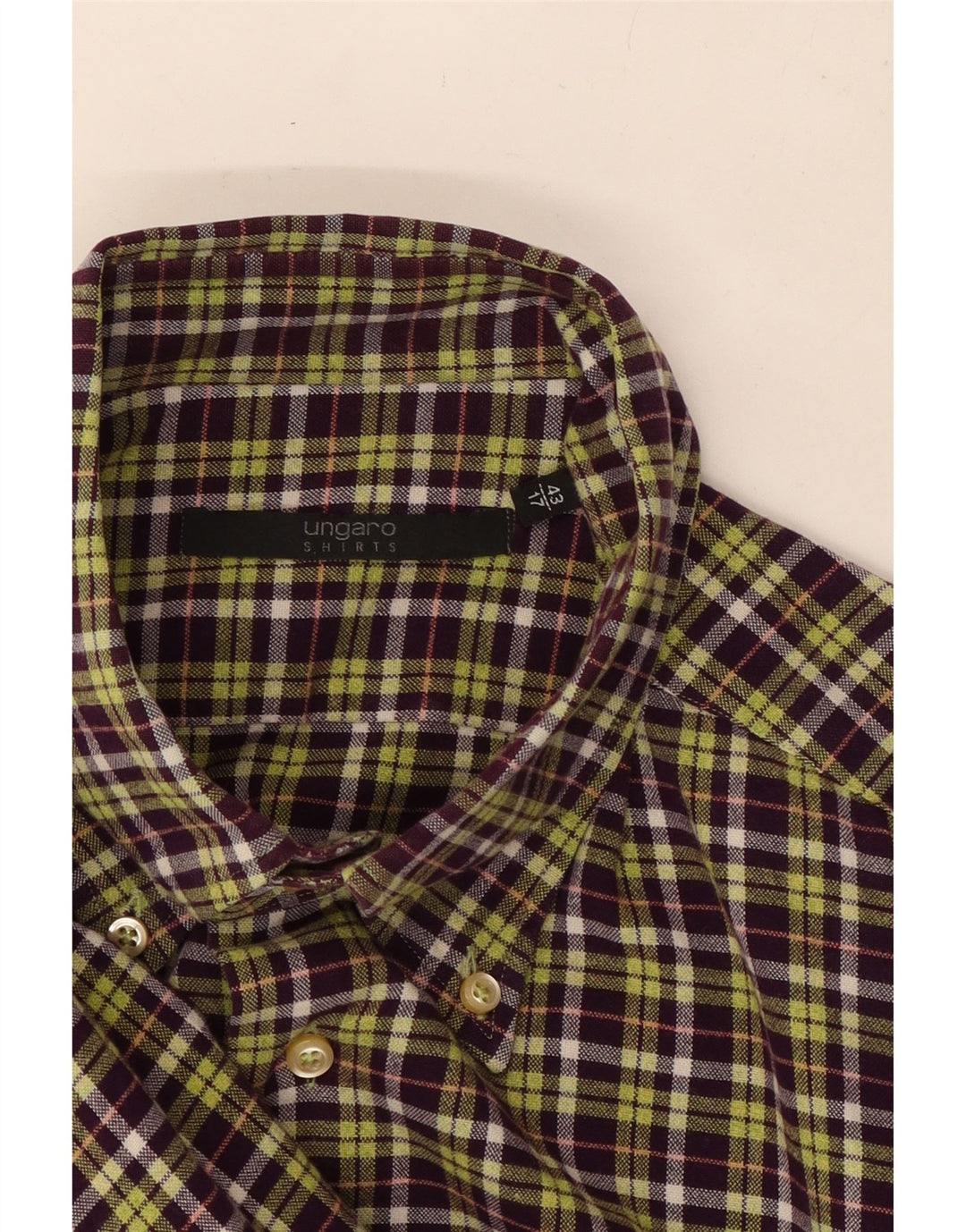 UNGARO Herreskjorte str. 43 17 XL Lilla ternet