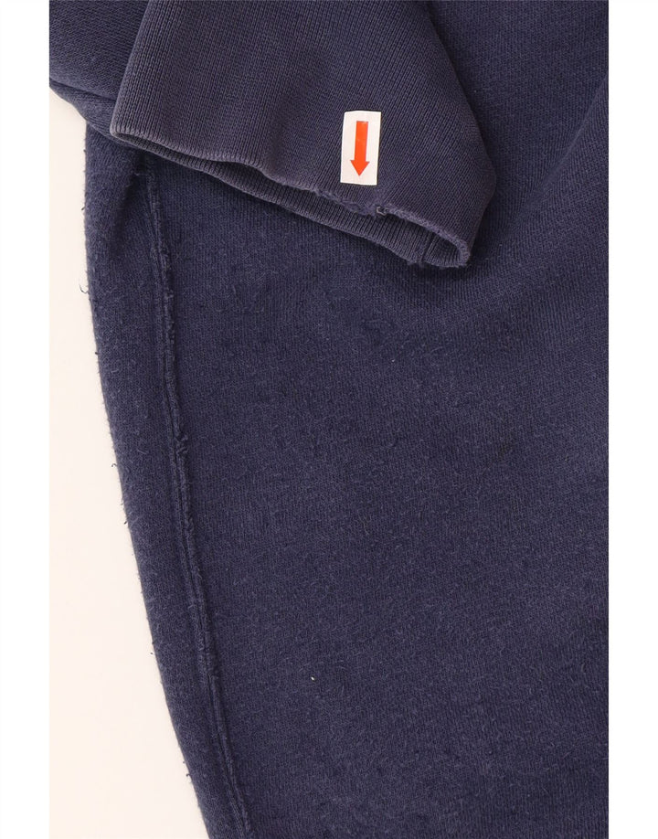 NIKE Herre Loose Fit grafisk hættetrøje XL marineblå bomuld