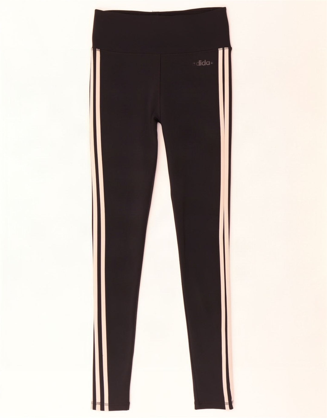 Adidas Womens Climalite Leggings UK 8/10 Small Black Polyester