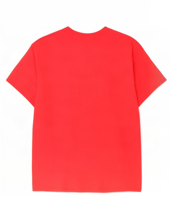 Champion Herre T-Shirt Top XL Rød Bomuld
