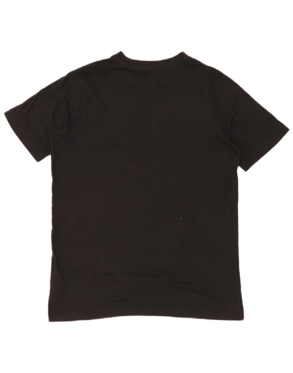 Nike drenge standard fit grafisk t-shirt top 13-14 år XL sort bomuld