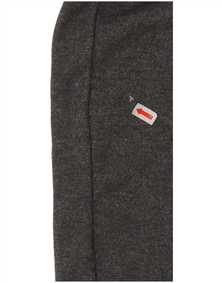 NIKE Mens Graphic Tracksuit Trousers Joggers Small  Grey Cotton