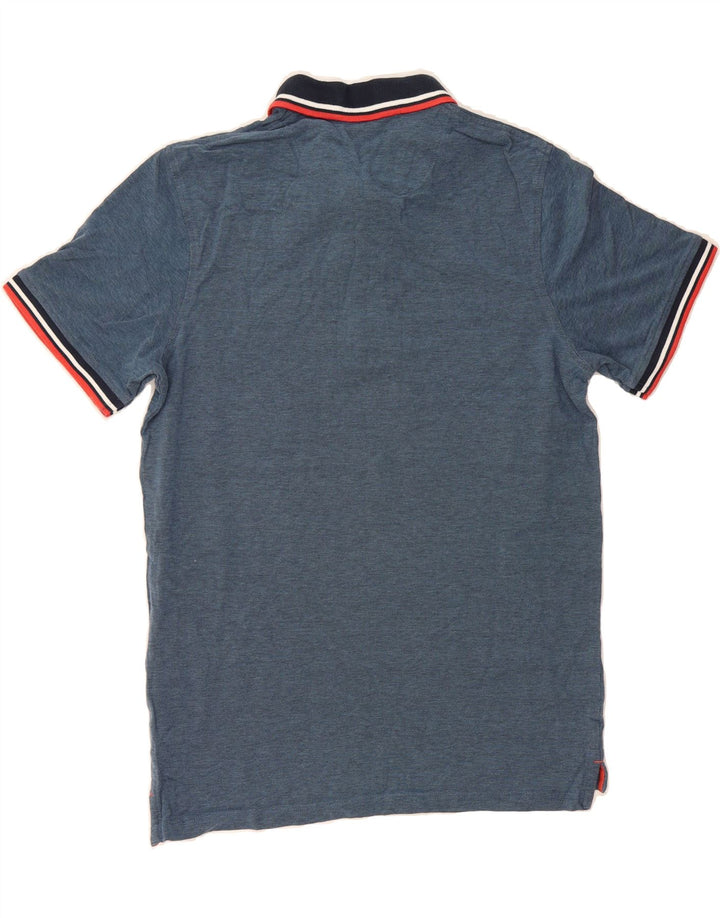 JACK & JONES Mens Polo Shirt Large Blue Cotton Vintage Jack & Jones and Second-Hand Jack & Jones from Messina Hembry 