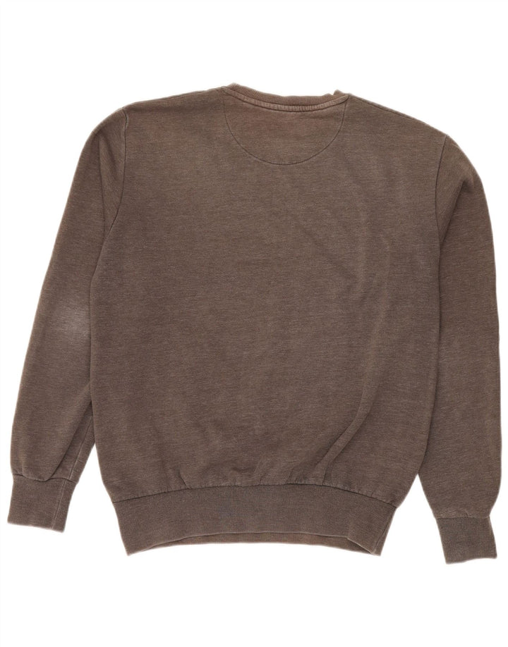 Ellesse Herre Grafisk Sweatshirt Jumper Medium Grå Bomuld