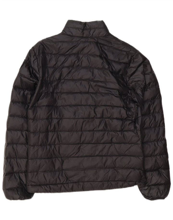 Blauer Polstret Herrejakke UK 38 Medium Sort Polyester