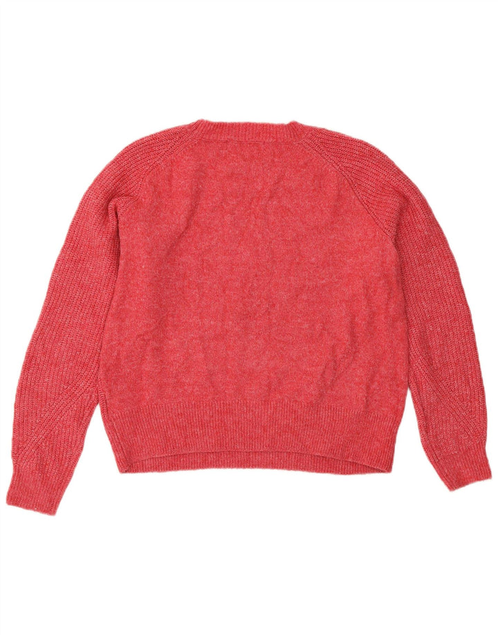 Marks & Spencer Dame sweater med rund hals DK 10 Lille Pink Akryl