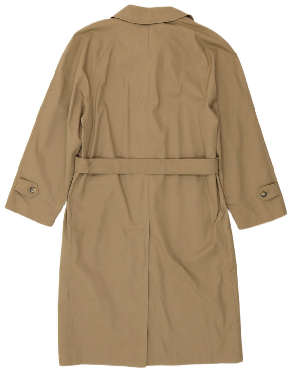 Cerruti 1881 Herre Loose Fit Trench Coat IT 46 Small Beige Polyester