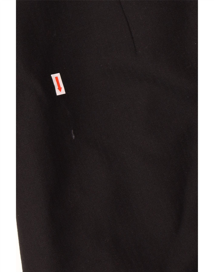 Magee Herre 1 Knap Tailcoat Blazer Jacket UK 40 Large Black New Wool