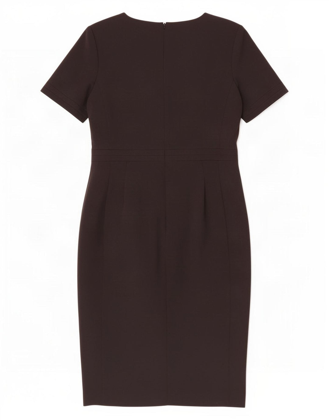 Marks & Spencer Womens Sheath Dress UK 14 Medium Black Polyester