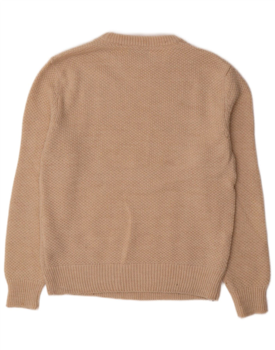 ZARA trøje med rund hals til mænd Medium Beige Akryl