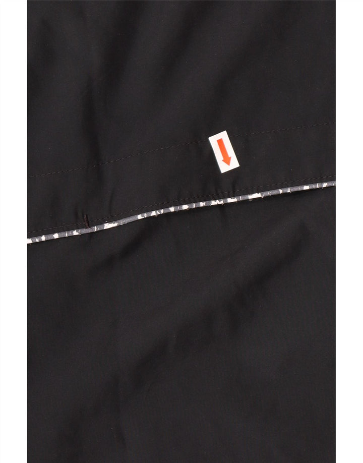 NIKE Regnjakke til mænd UK 42/44 Stor sort polyester