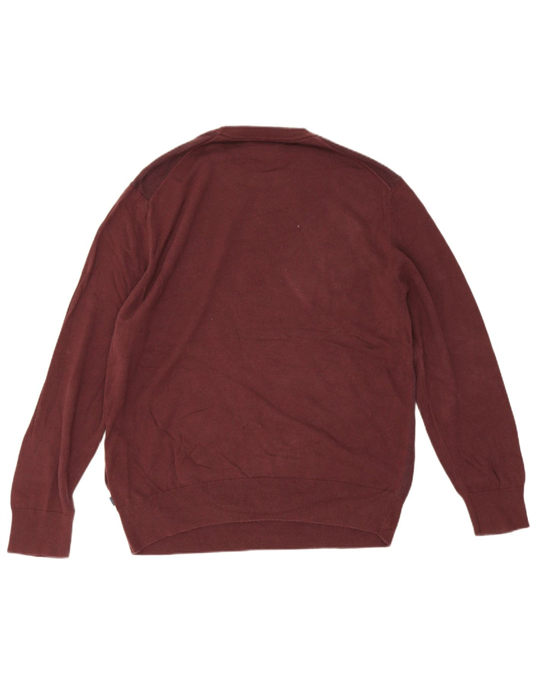Dockers Herre Crew Neck trøje Sweater Large Bourgogne bomuld