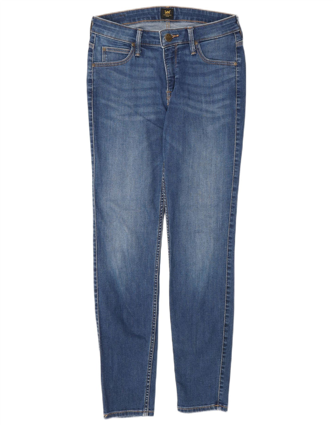 Lee Dame Skinny Jeans W28 L28 Blå Bomuld