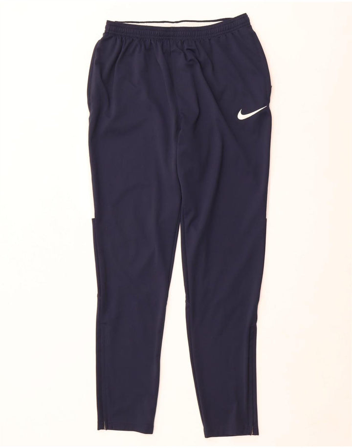Nike Herre Dri Fit træningsdragt Bukser Medium Navy Blue Colourblock Polyester