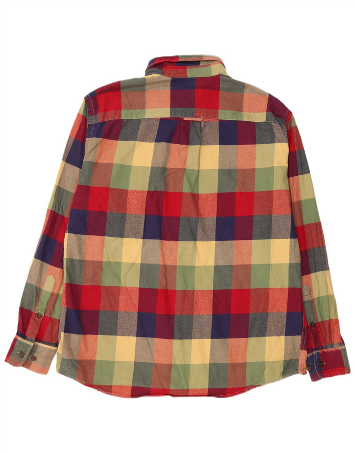 Orvis Herre Classic Fit Flanelskjorte Stor flerfarvet ternet bomuld