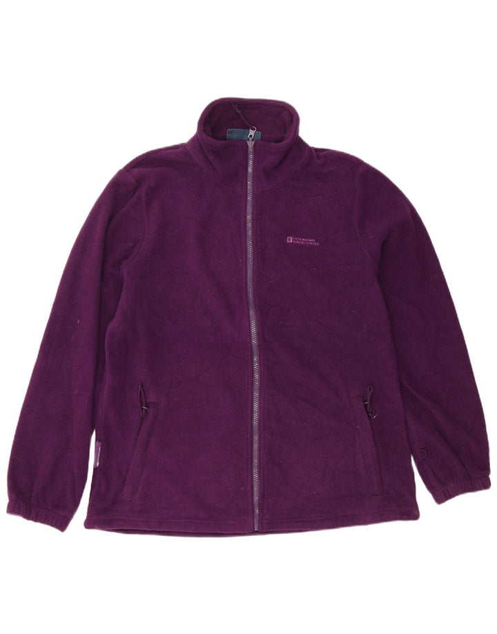 MOUNTAIN WAREHOUSE Dame Liner Fleecejakke UK 16 Stor Lilla Polyester