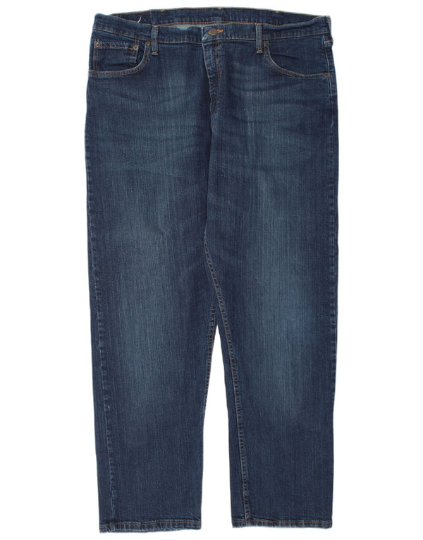 Wrangler Herre Relaxed Fit Straight Jeans W40 L30 Blå Bomuld