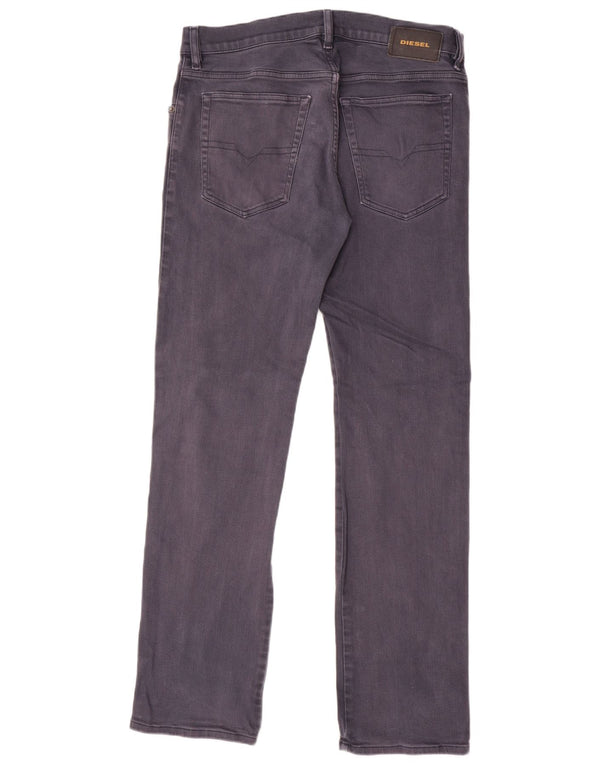 Diesel Herre D-Mihtry Straight Jeans W32 L32 Grå Bomuld