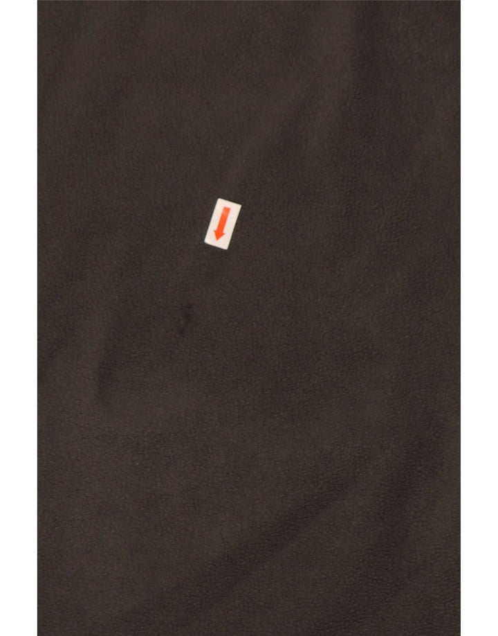 The North Face herre lynlås hals fleece jumper stor grå polyester