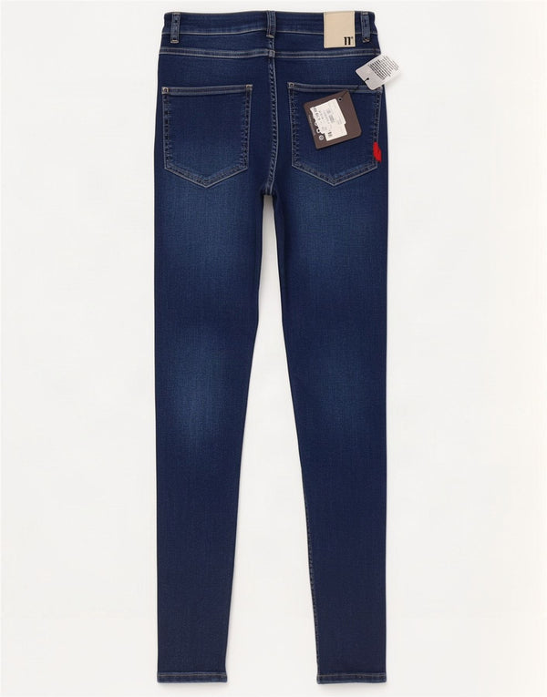 11 grader Herre Skinny Jeans XS W28 L31 Marineblå Bomuld