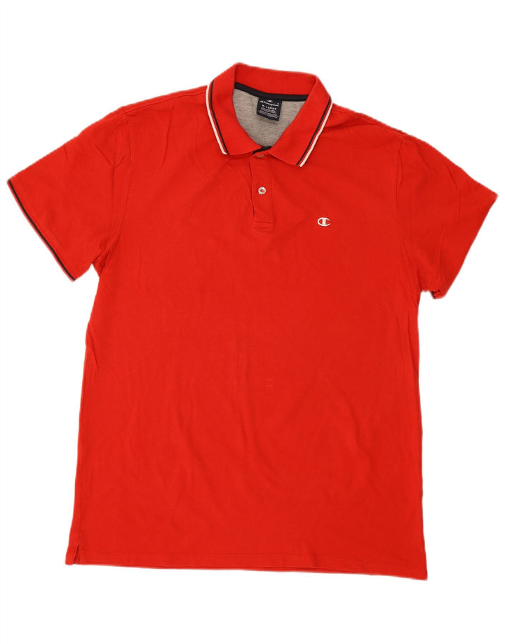 CHAMPION Mens Polo Shirt XL Red