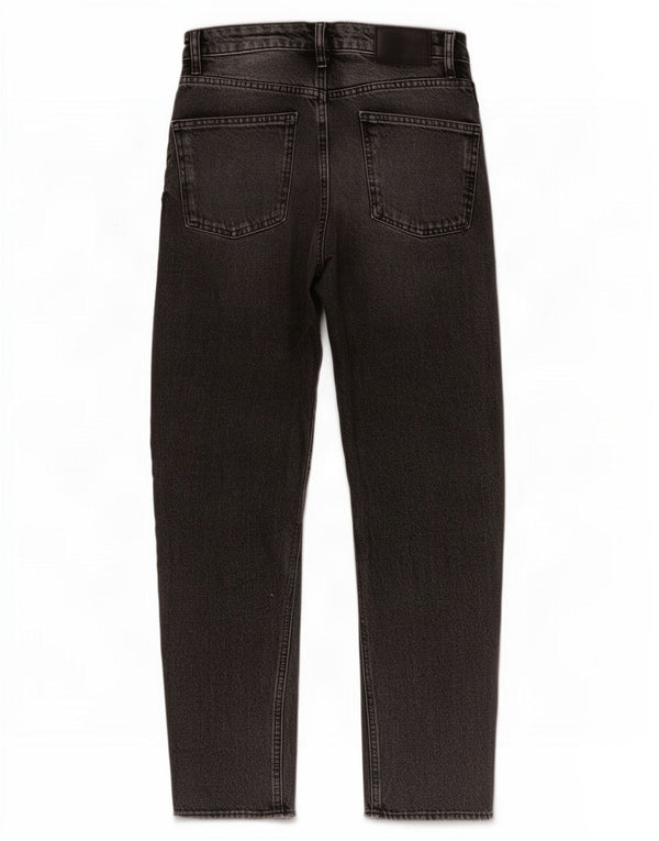 Zara Dame Mom Højtaljede tilspidsede jeans EU 36 XS W26 L25 Sort Bomuld