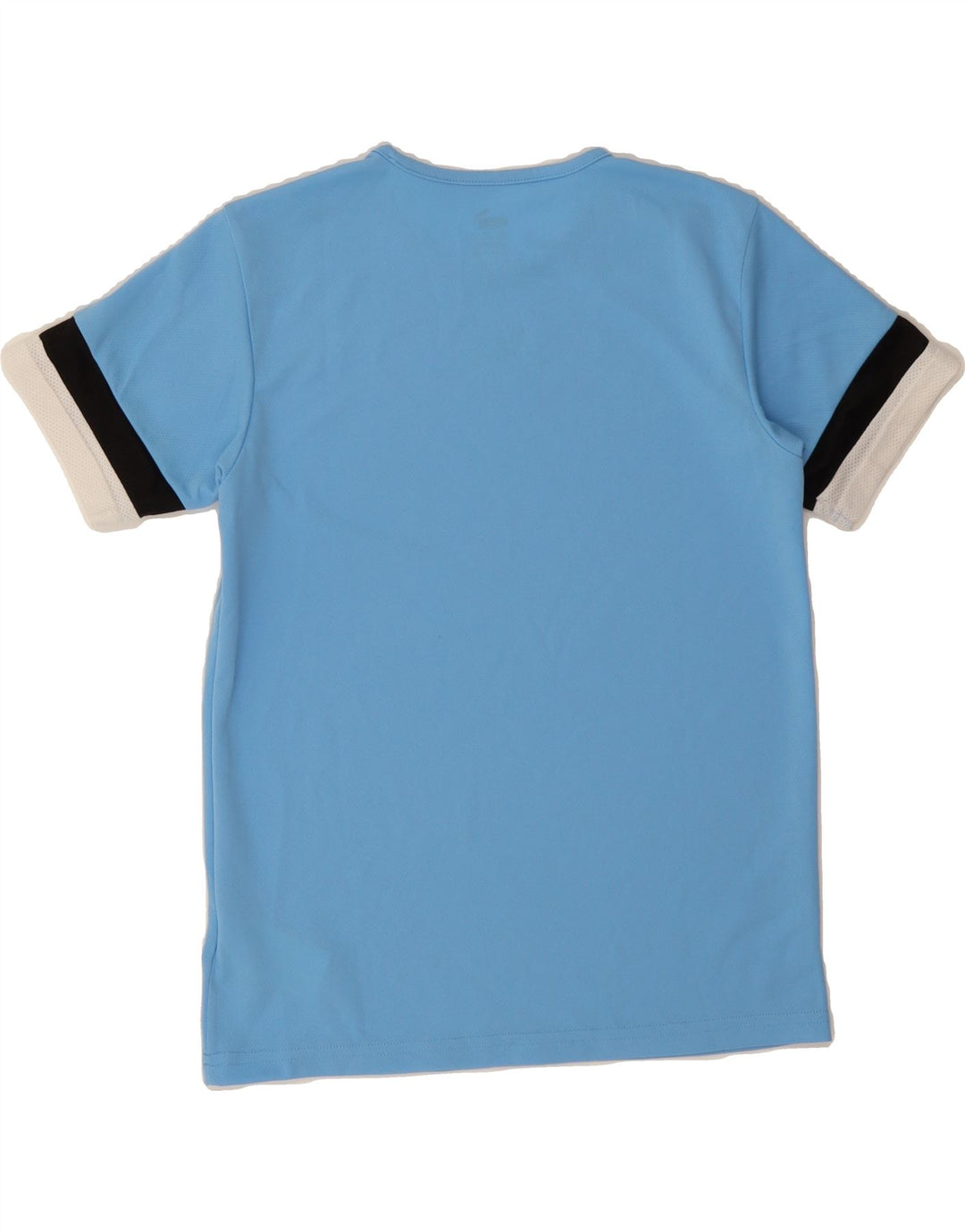 PUMA Boys T-Shirt Top 13-14 Years Blue Colourblock Polyester Vintage Puma and Second-Hand Puma from Messina Hembry 