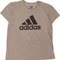 ADIDAS Mens Climalite Graphic T-Shirt Top XL Grey Vintage Adidas and Second-Hand Adidas from Messina Hembry 