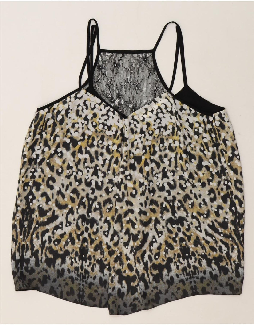 COAST Womens Cami Top UK 16 Large  Multicoloured Animal Print Polyester Vintage Coast and Second-Hand Coast from Messina Hembry 