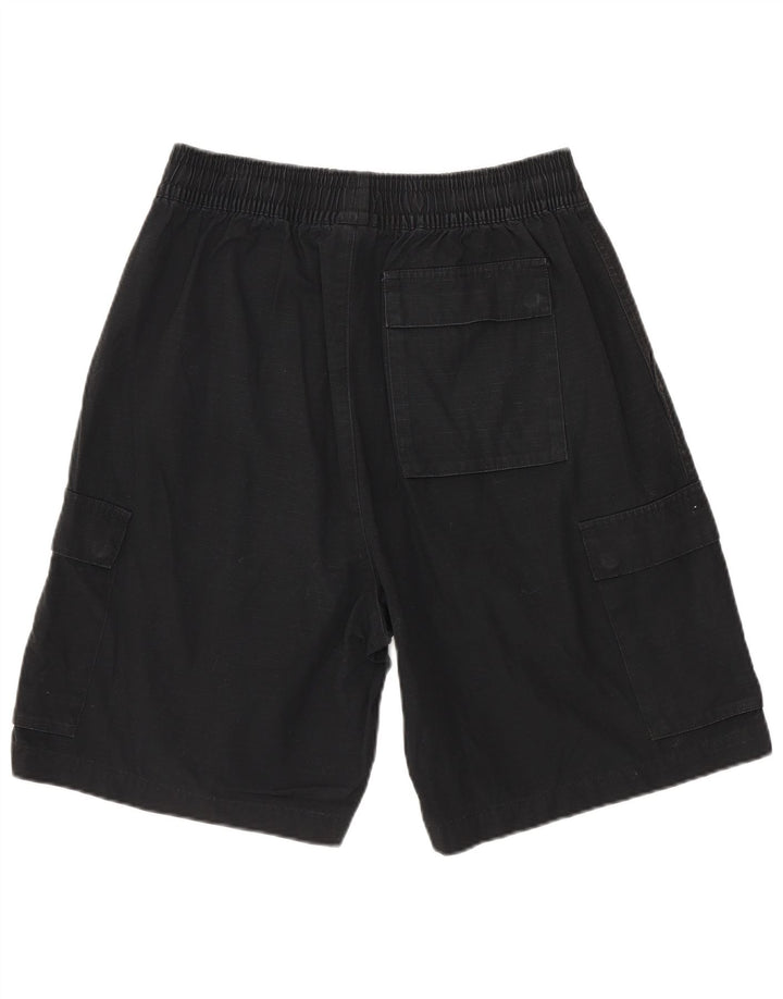 Nike Cargo Shorts til mænd Small W27 Sort nålestribet bomuld