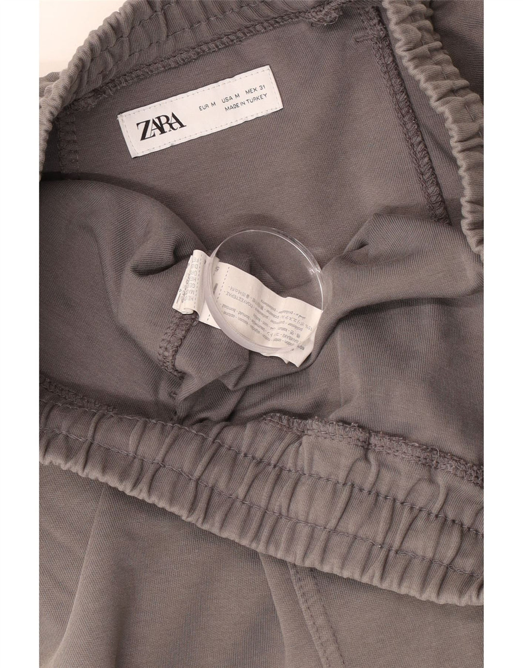 Zara Sportshorts til mænd mellemgrå bomuld