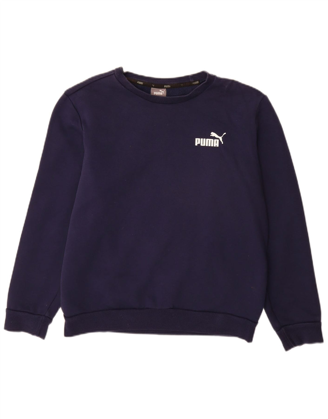 PUMA Sweatshirt til mænd, lille marineblå bomuld