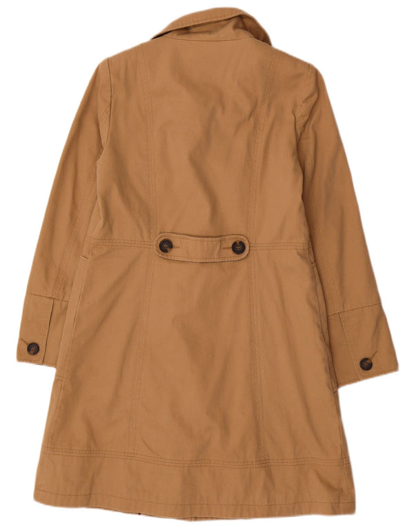 White Stuff Trench Coat til kvinder UK 10 Lille brun bomuld